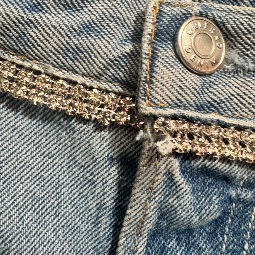 GRLFRND Karolina Embellished Skinny Jeans Light Wash - Picture 5 of 12